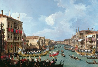 Regatta auf dem Canal Grande von Giovanni Antonio Canal